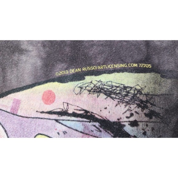 The Mountain Pit Bull Shirt Black Tie Dye Large Rainbow Size 2X 2013 Dean Russo - Picture 6 of 10